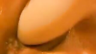 Riding a juicy dildo for your pleasure