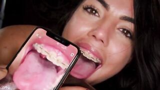 cute latina public sway