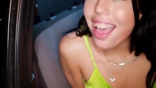 cute latina public sway