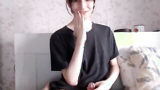 Femboy cam home video