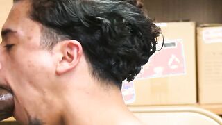 Young Latino thief barebacked hard by BBC officer