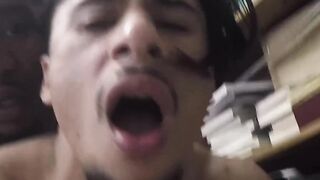 Young Latino thief barebacked hard by BBC officer