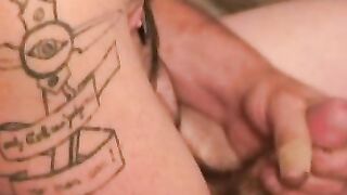 White amateur fills his buddys dinner plate with warm cum