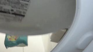 Naughty Japanese babes filmed while pissing