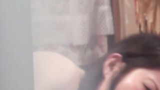 Asian voyeur films babe fucked and sucking big cock