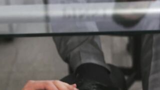 Real estate agents anal fuck in the office