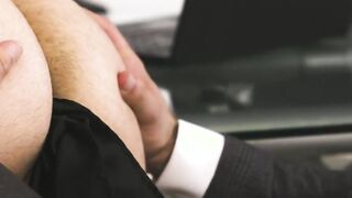 Real estate agents anal fuck in the office