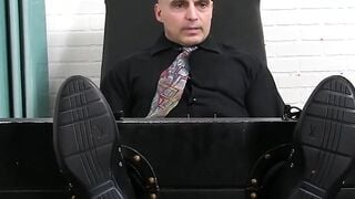 Feet fetish and tickling tormenting with older daddy and hunk