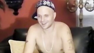 Straight stud Jason unloads hot jets of cum all over