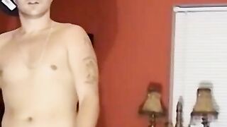 Straight stud Jason unloads hot jets of cum all over
