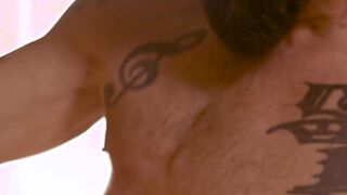 Surfer buddy Ashley begins swallowing hairy dicked Alpha
