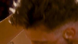 Surfer buddy Ashley begins swallowing hairy dicked Alpha