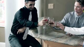 High stakes poker takes a sexual turn between the guys