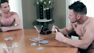 High stakes poker takes a sexual turn between the guys