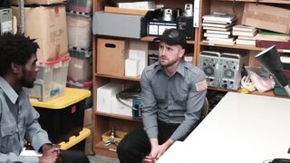 Security officer disciplined and barebacked by black boss
