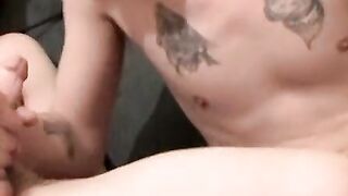 Smoking sensations attractive dude go wild with his dick