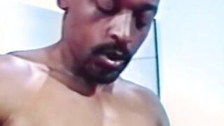 Office stud swaps head with hung black guy before cumming