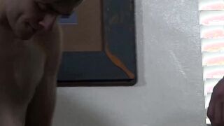 Skinny balls lovers are anal fucking and rimming in threeway