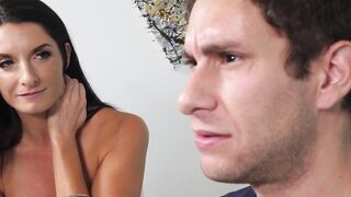 Gorgeous MILF Silvia Saige POV blowing stepson cock