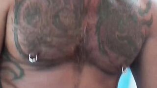 Inked macho daddy pounding hung twink bareback