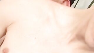 Kinky latino twink blows dick before riding bareback
