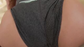 Superb babe exercises before hardcore cowgirl ramming