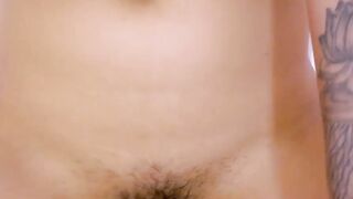 Slut gets fucked in mouth with big cock in studio