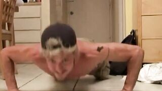 Jason Denver plays with his dick straight from work