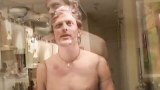 Jason Denver plays with his dick straight from work
