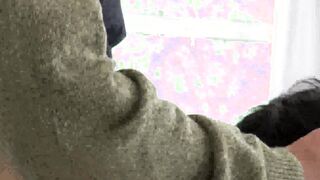 Pretty Latino teen fucked raw in amateur foursome