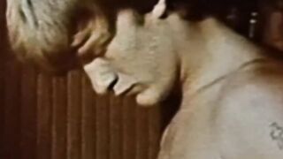 Vintage bareback doggystyle pounding after hot blowjobs