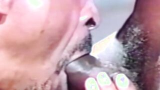Athletic black guy fucks ass after having his BBC sucked