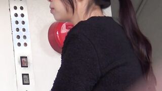 Japanese amateur filmed during pissing session