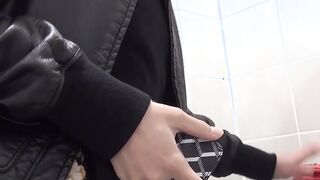 Japanese amateur filmed during pissing session