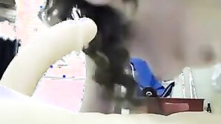 Naughty Stepsister loves riding dildo