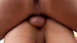 Naughty Asian jock hardcore fucking his twink on the grass