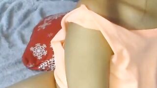 Hot Latina having fun masturbating