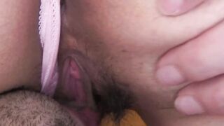 Bushy eastern cougar fucked with tiny titted and got japanese jizzed