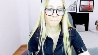Blonde small tits Belarus babe on webcam