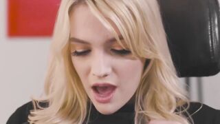 Horny TS Natalie Mars pounded lesbian babe Kenna James