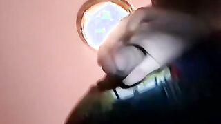 Straight dude Blaze loves to wank his hard cock on a bed