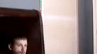 Straight dude Blaze loves to wank his hard cock on a bed