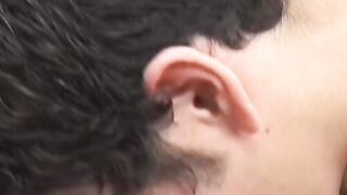 Twink has his cock sucked before fucking his tight ass raw