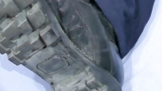 Asian twink Robin takes off socks to eat feet while wanking