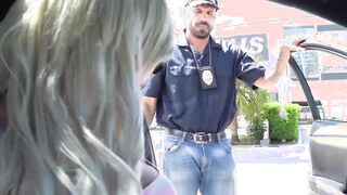 Bubble butt Latina anal fucks hunky cop to avoid jail time