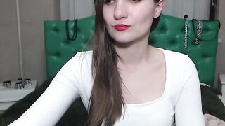 Small tits Euro amateur strips off on webcam
