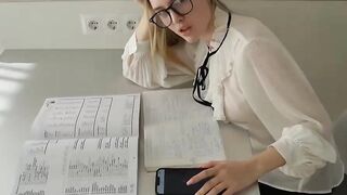 Naughty Student Girl was Caught by her