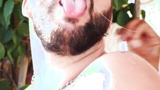 Beefy daddies Adam Jones and Alete Desco filp fucking raw