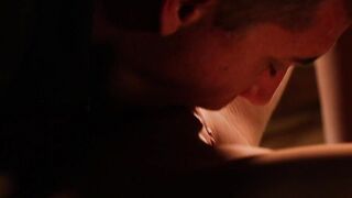Sensual fucking session for a couple in a dark room