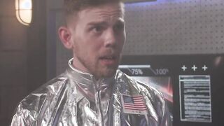 Tranny babe astronaut ass fucked in the spaceship